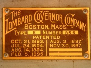 The Lombard Governor Company name plate.jpg